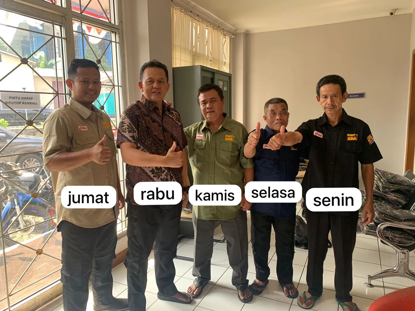 Hasil produksi seragam custom Keno Konveksi nomor 2