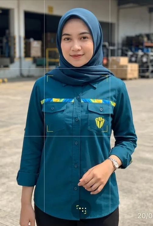Hasil produksi kemeja custom Keno Konveksi