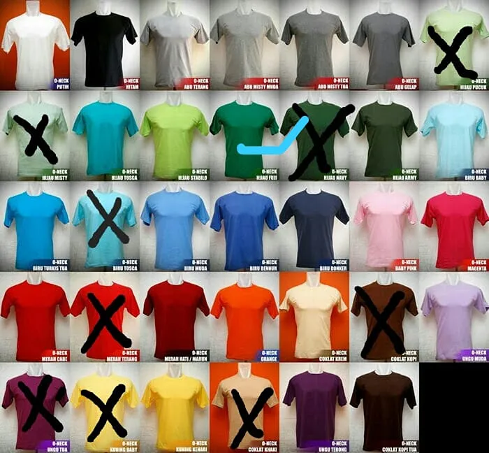 Hasil produksi seragam custom Keno Konveksi nomor 22