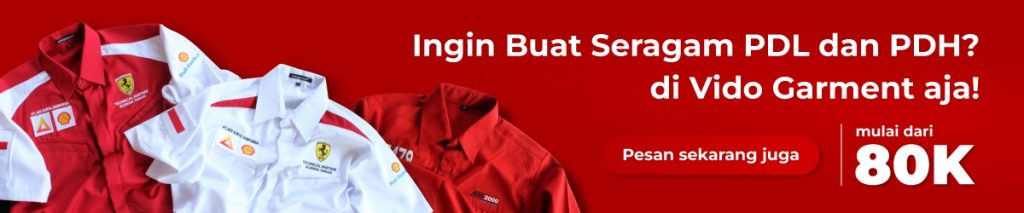 Ingin buat seragam PDL dan PDH? Konveksi surabaya Vido Garment solusi tepat