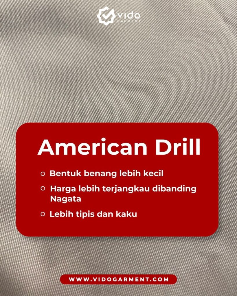 Kelebihan Kain American Drill